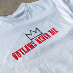 OUTLAW SKELE - LONG SLEEVE WHITE