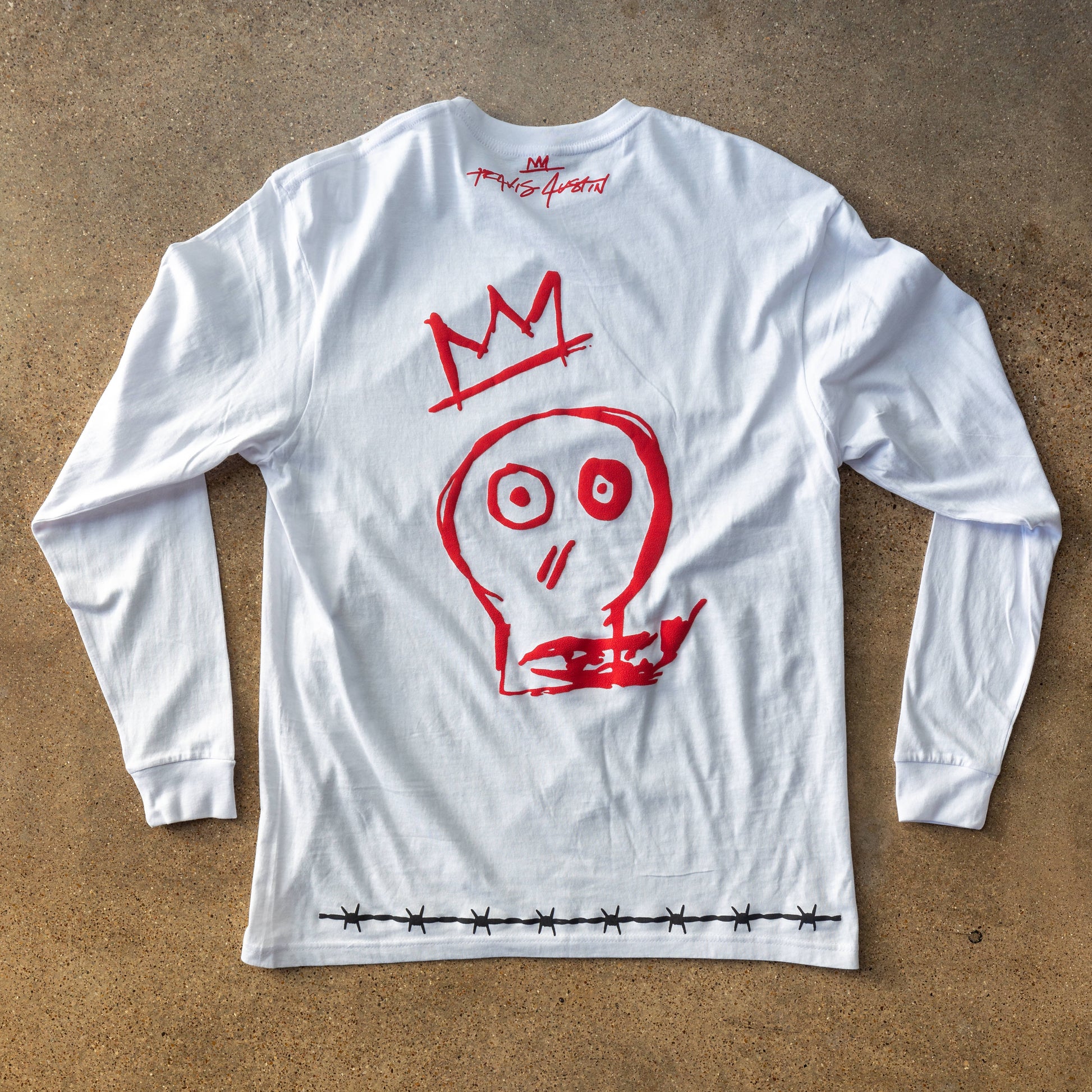 OUTLAW SKELE - LONG SLEEVE WHITE