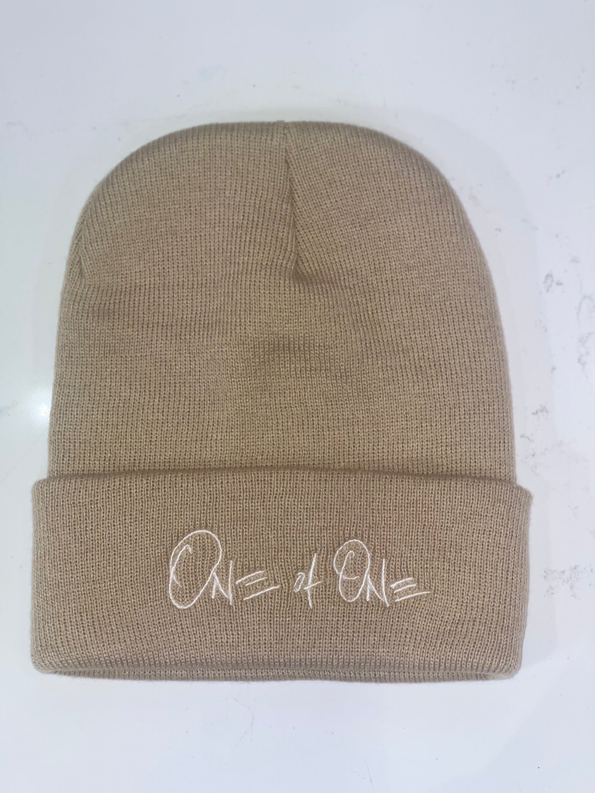 One Of One Cuffed Beanie [Tan]