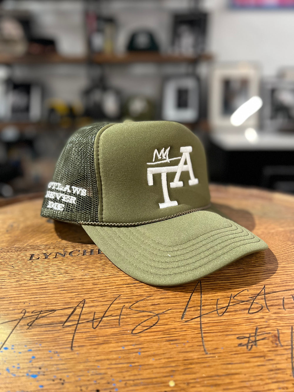 TA Trucker Hat Army Green